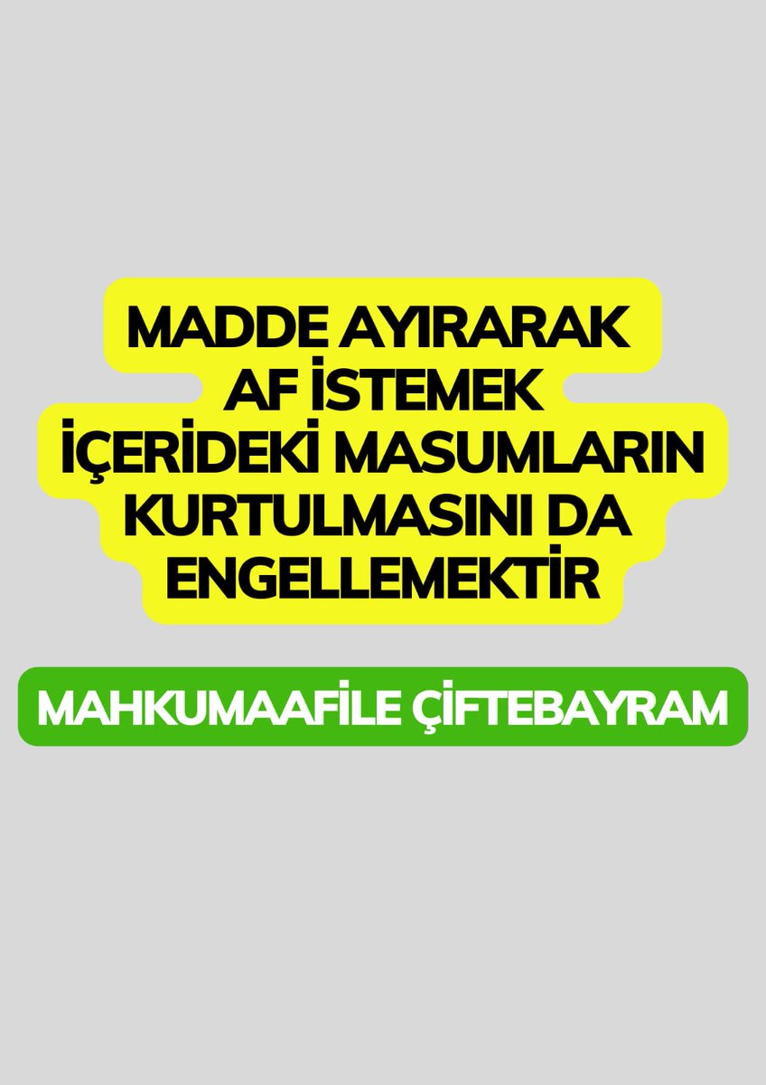 AFFET TÜRKİYEM
#Covid19izinleri 

<a href="/RTErdogan/">Recep Tayyip Erdoğan</a> 
<a href="/mehmetucum/">Mehmet Uçum</a> 
<a href="/icesur/">Ismail Cesur</a> 
<a href="/Hayati_Yazici/">Hayati Yazıcı</a>