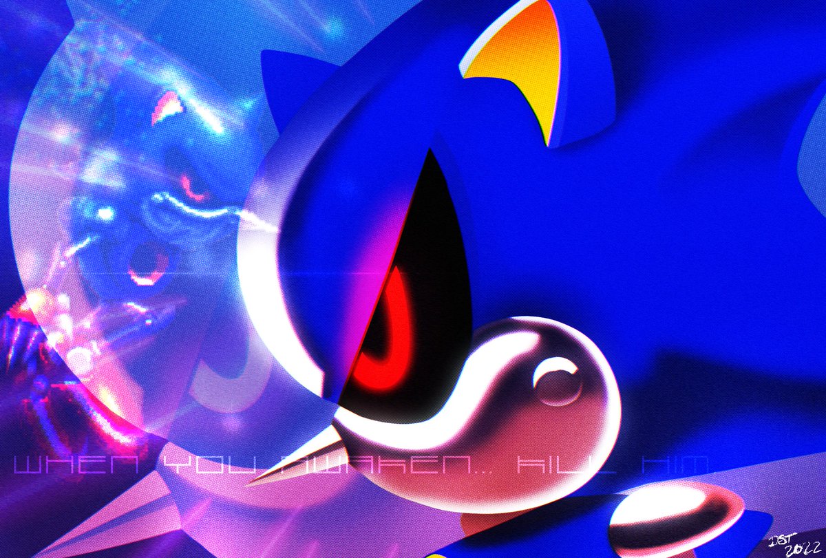 bungledungle's tweet image. WHEN YOU AWAKEN... KILL HIM. #Sonic