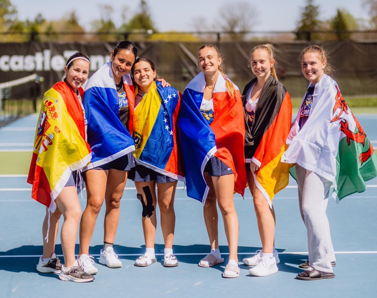 GBCEdu's tweet photo. GBC Womenโs Tennis celebrated their senior day with a 7-0 win โก๏ธ๐พ
In 8 days, they graduate these 6 seniors!
@GBCLightning
๐ธ: Ksenija Markovic
#GBCGrad #LightningForever #AchieveGreater https://t.co/gOOCbJHj7K