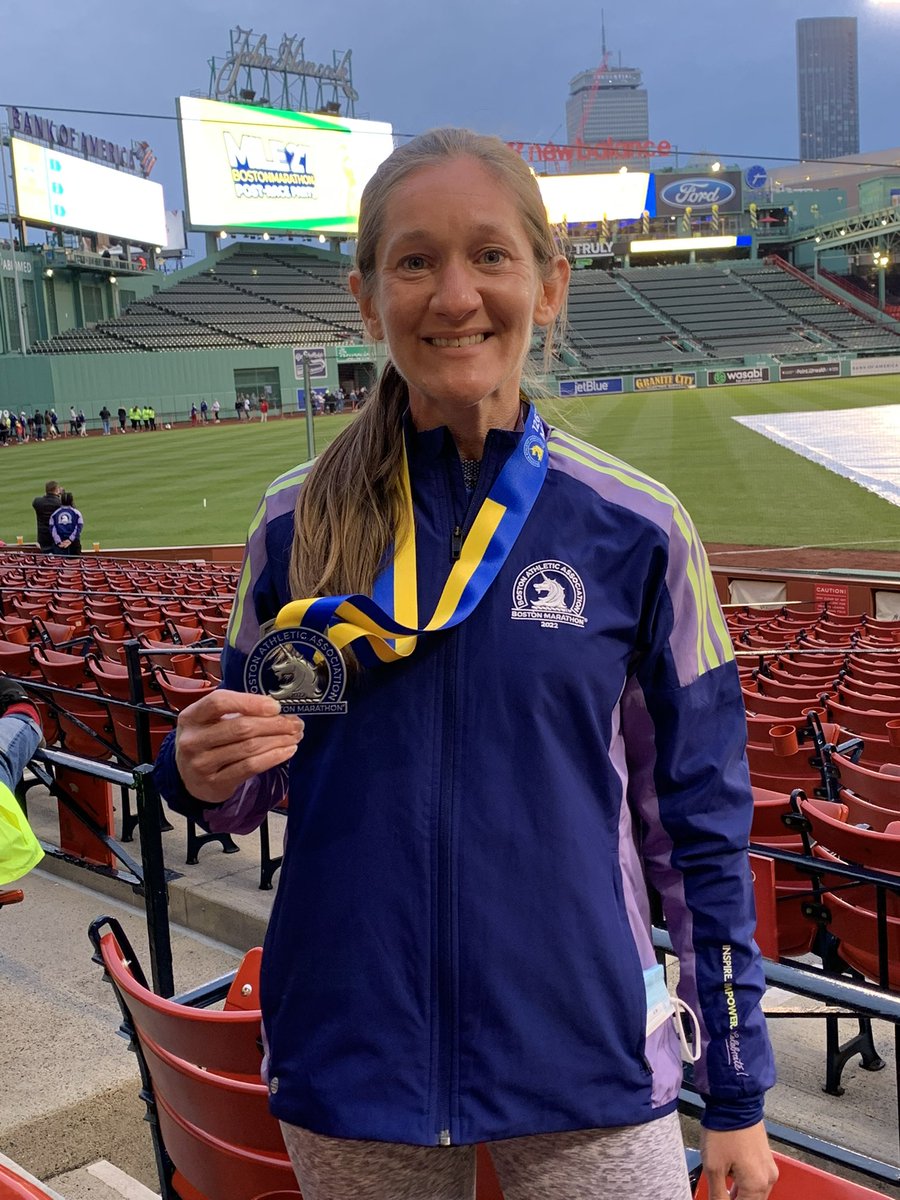 KennedaleBand's tweet photo. Weβre very proud of our Junior High Director Meghan Lockwood and her achievement of running the Boston Marathon this week, Way to go! #RunnersRock #BandPeopleAreAthletesToo https://t.co/DtRLrf3gNB