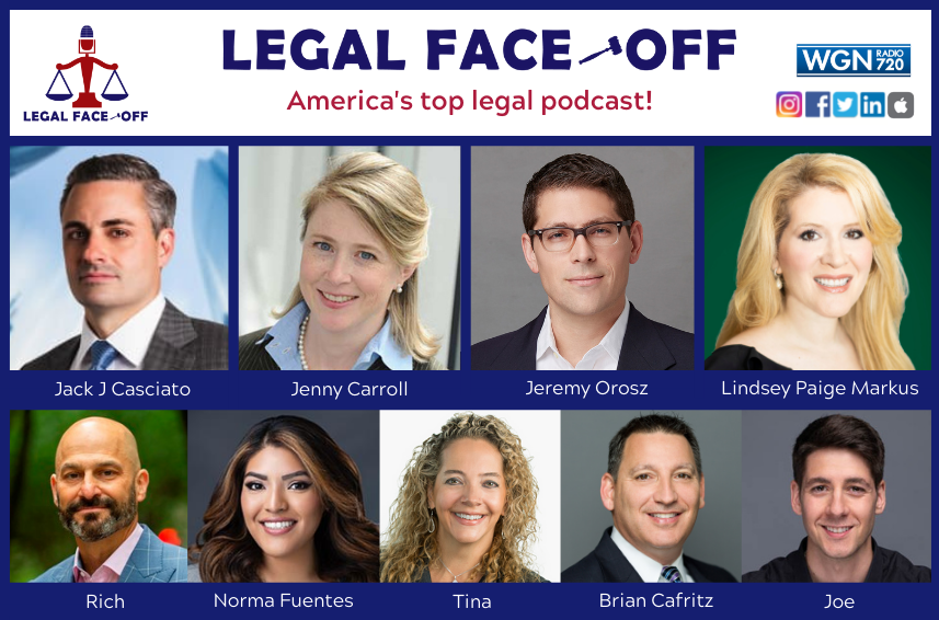WGNLegalFaceOff's tweet photo. NEW EPISODE ALERT! https://t.co/KPi6rG687q

Thank you to all our special guests: @CliffordLaw's Jack Casciato, @UALawSchool's Jenny Carroll, @uofmemphis's Jeremy Orosz, @EstatePlanAtty, @NormaFuentes89 &amp; @BrianCafritz.

#legalnews #WGNRadio #amazon #COVID19 #DuaLipa #newbook https://t.co/cZunVye19u