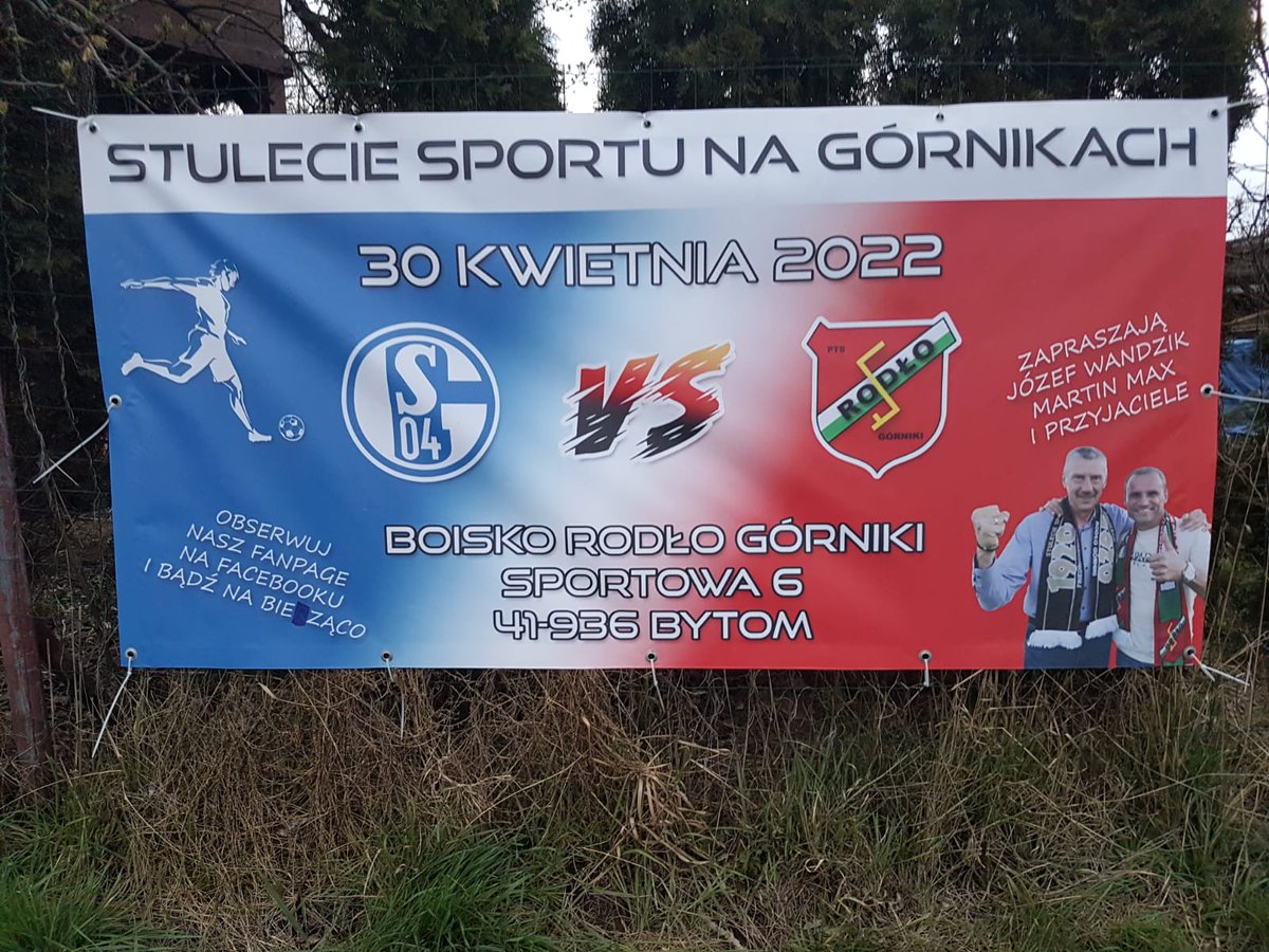 iceman1810's tweet photo. 30 kwietnia w Bytomiu odbędzie się mecz oldbojów Rodło Górniki - Schalke 04. Na boisku pojawi się m. in Martin Max, Olaf Thon, Tomasz Wałdoch. Wśród gości będzie także Klaus Fischer, Józef Wandzik i inni. Zapraszamy! Proszę o RT. @PCzado @SportSlaski @Sportowy_Kanal @WeszloCom https://t.co/GCDwjZB20x