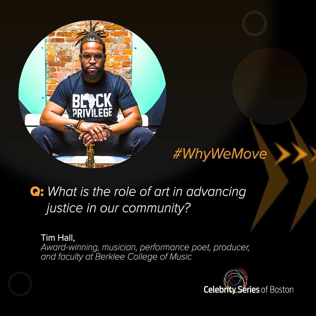 celebrityseries's tweet photo. As we continue on with our #WhyWeMove campaign, we chatted with musician, performance poet, and producer, @tv_hall, about building equity in the arts and culture spaces, amplifying unapologetically &more!
Read the full Q&A at https://t.co/9womieMkcQ
#TheMovementSeries #TimHall https://t.co/9WhcpvWmCQ