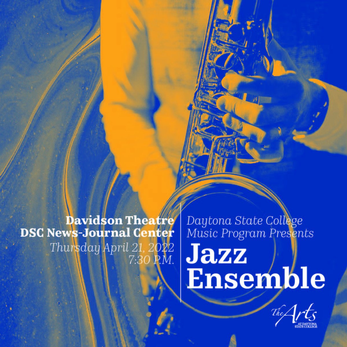 TONIGHT ONLY! Join us at the News-Journal Center for thrilling performances from DSC's very own Jazz Ensemble! Tickets are $10 for adults and $5 for children (12 &amp; under). Available online at ci.ovationtix.com/36384/producti… until 5PM today OR at our box office 11AM-4PM &amp; 5:30-7:30PM!