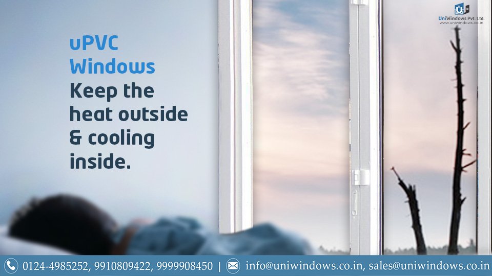 WindowsUni's tweet photo. The first thing people think of the Indian summer is keeping cool. Not just for summer, uPVC windows for home are an all-year-round solution for maintaining optimal interior temperatures.
#uniwindows #upvcdoorsandwindows #door #Windows https://t.co/E7ANCgo9Ke