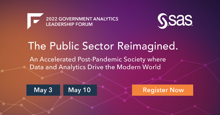 seldauz's tweet photo. Join us during our 2022 Government Analytics Leadership Forum May 3 and May 10 to learn how SAS and its partners can help the public sector address real challenges brought about by change and an acceleration of technology adoption. #CDNTech

https://t.co/tM7X1mHeUn https://t.co/okS2UQVpCE