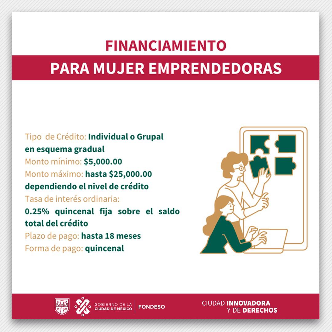 MuseoMIDE's tweet photo. Si eres mujer y quieres emprender o consolidar un negocio, échale un ojo al financiamiento para Mujeres Emprendedoras 👩🏻👩🏽‍🦱👱🏼‍♀️ 🏦

Para más información ingresa a: https://t.co/OLyEqIJZZU 

#PiensaMIDE #emprendimiento #finanzas @FondesoCDMX https://t.co/C6ZOeoBQbK