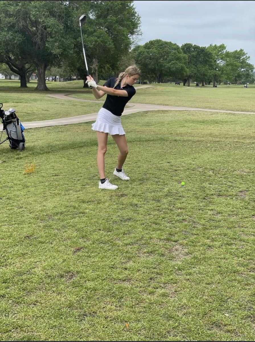 From the diamond to the greens! Good luck Bailey!