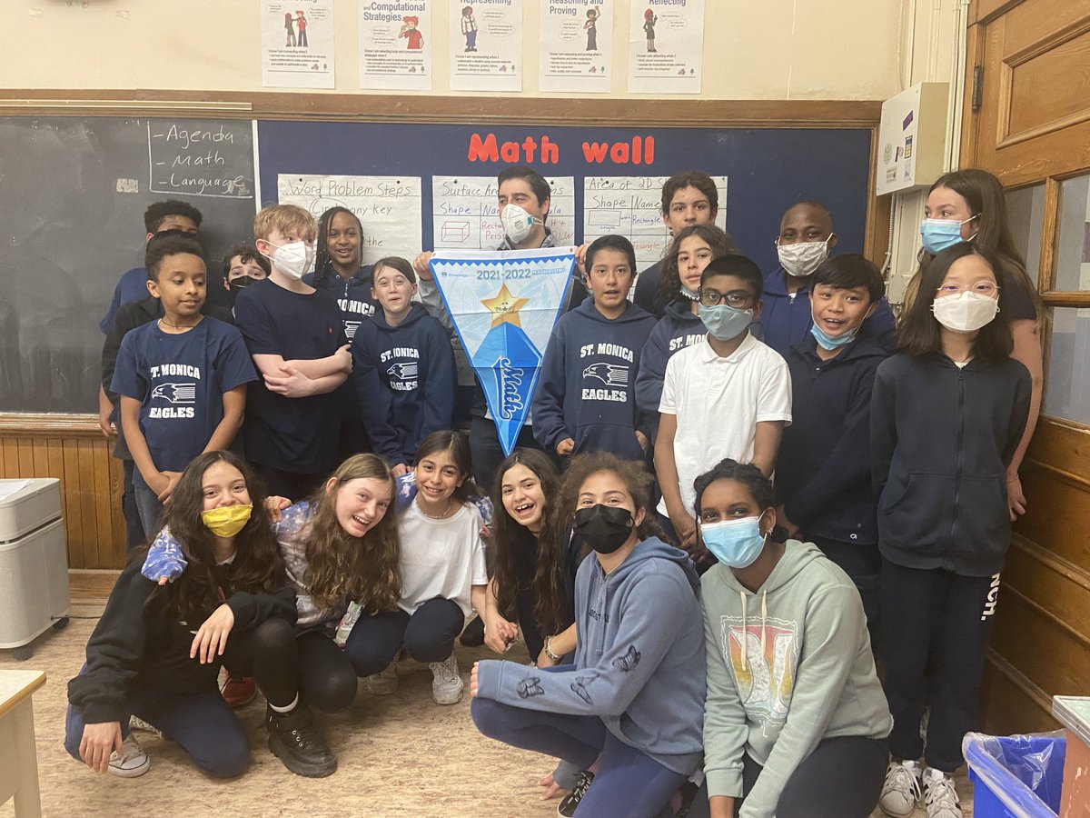 StMonica_TCDSB's tweet photo. Congratulations to Mr. Petucci’s Math half marathon winners. #knowlegehook #WeLoveMath! https://t.co/y1R3dTIHgW