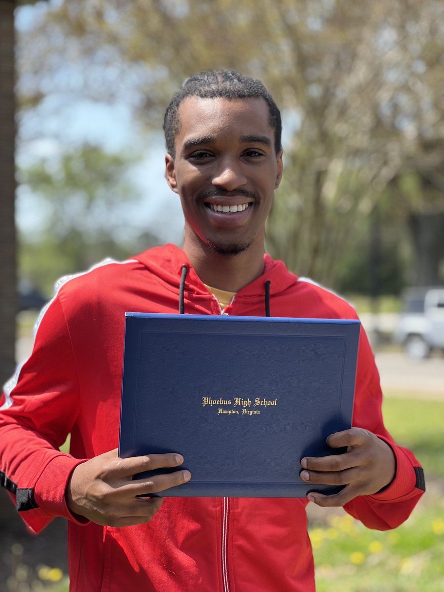 HCS_HAALC's tweet photo. Congrats, Phillip! We knew you could do it. #WeAreHCS @HamptonCSchools https://t.co/RKeJ4xBW7H