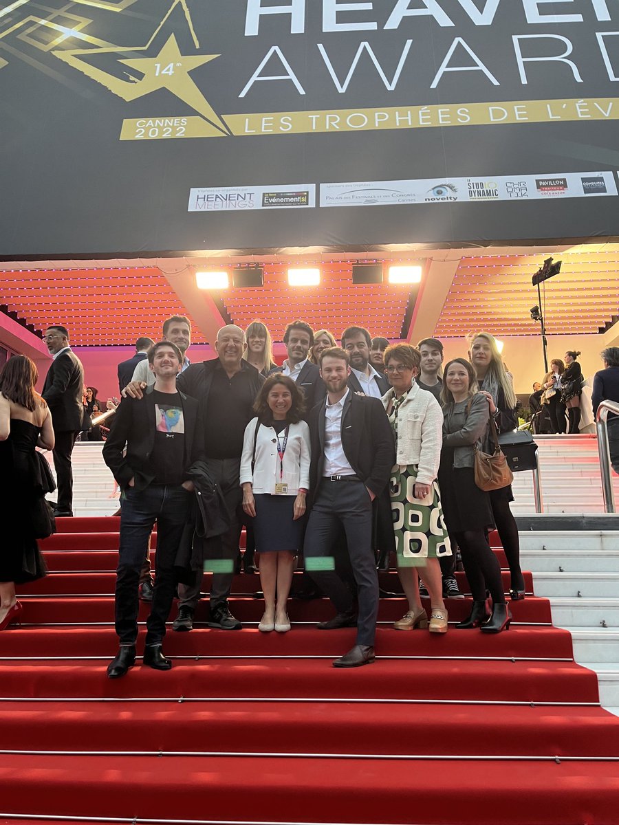 La montée des marches WMH Project aux #heaventawards