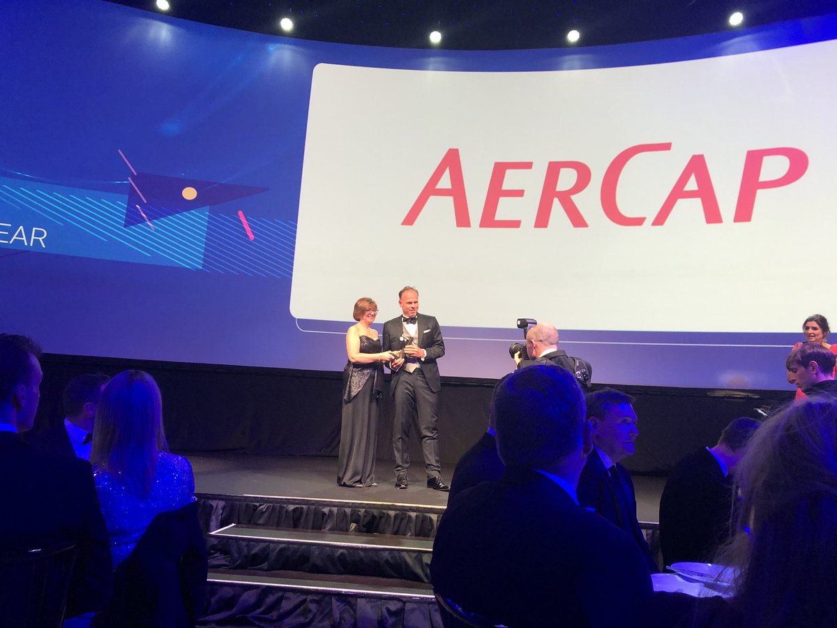 Congratulations to Aercap for winning Deal of the Year at The Irish Times Business Awards, supported by Bank of Ireland. #ITBusinessawards