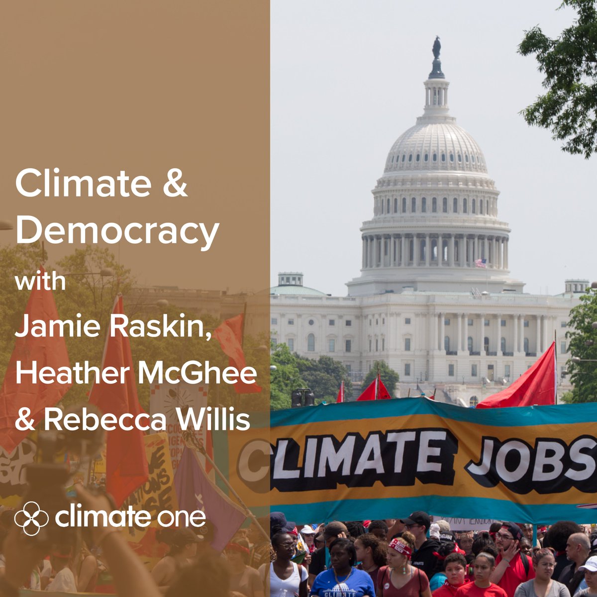 "Democracy, like the climate, is under assault the world over." 
This episode is part of ‘Climate &amp; Democracy,’ a series from <a href="/CoveringClimate/">Covering Climate Now 🦋 @coveringclimate.org</a>, feat. US Rep. <a href="/RepRaskin/">Rep. Jamie Raskin</a>, <a href="/hmcghee/">Heather McGhee</a> &amp; <a href="/Bankfieldbecky/">Rebecca Willis, Lancaster Uni</a> 

Listen wherever you get your pods:
bit.ly/3EI6Hjd