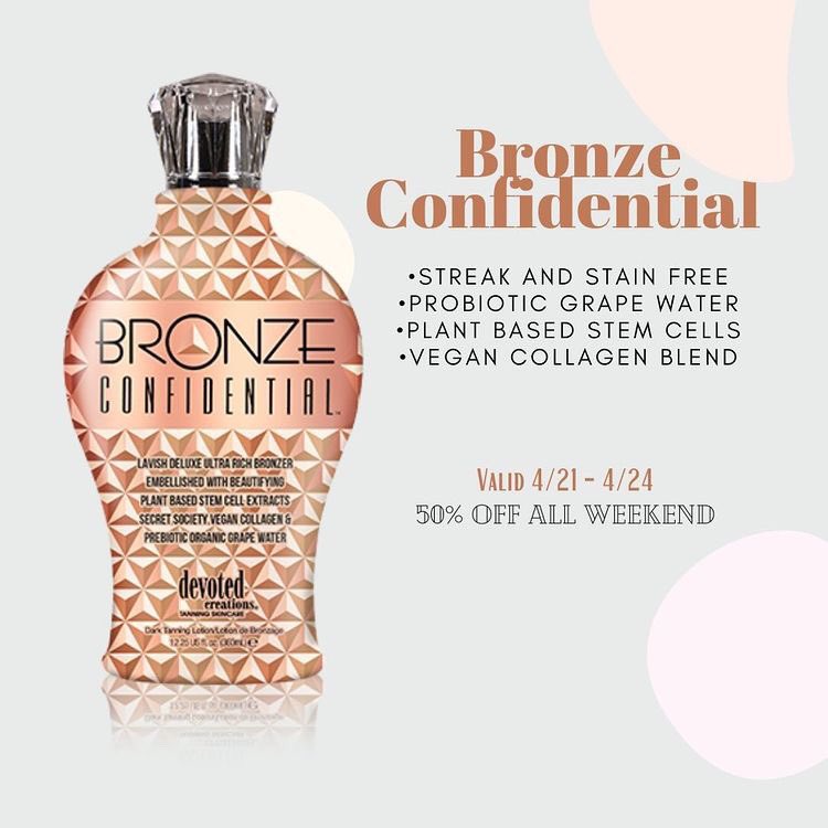 TropicalTan262's tweet photo. BB Bianka’s FAVORITE bronzer is on sale for 50% off today through Sunday !! Come steal this deal while you can !!🤩🤩 https://t.co/1XepWUp8ao