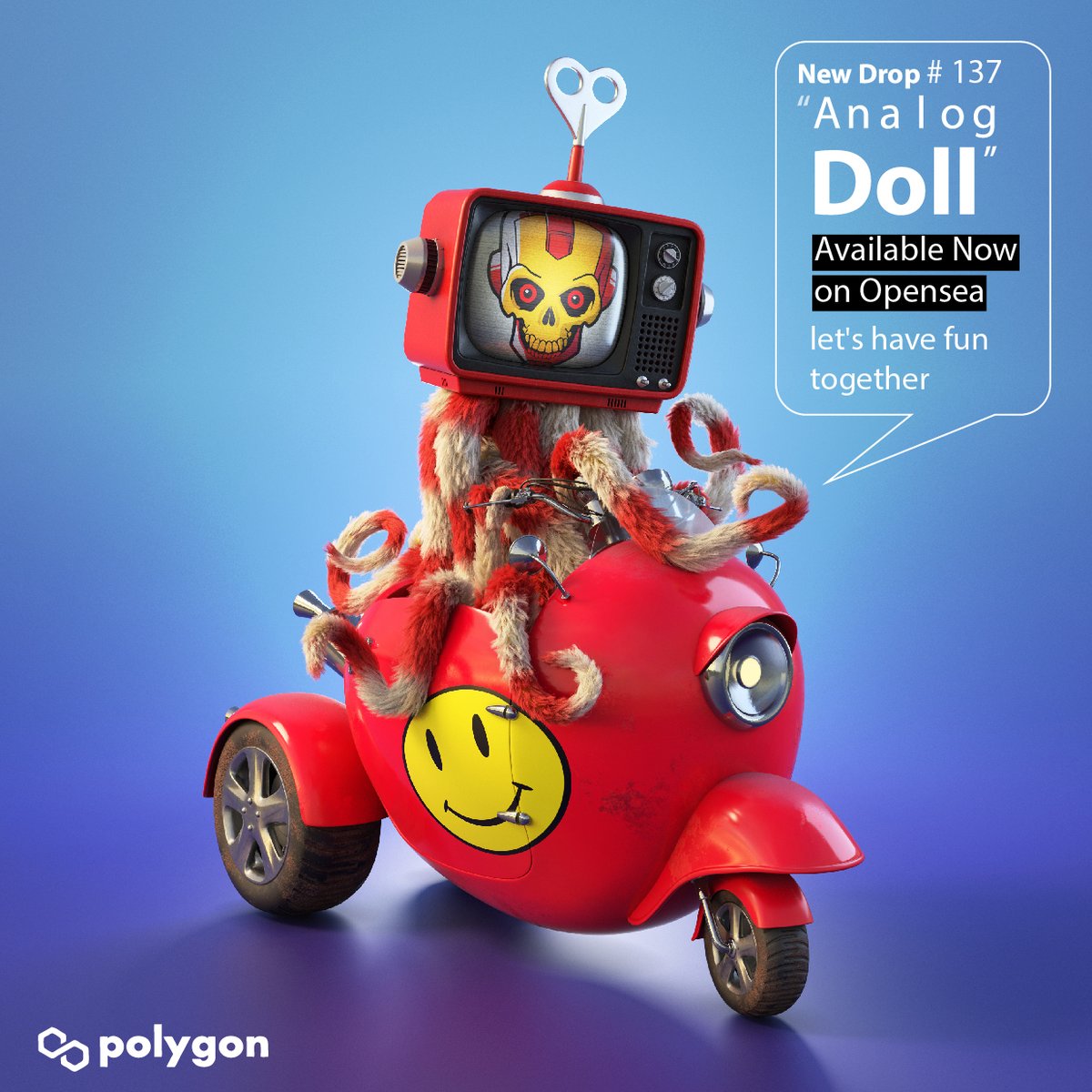 Sunya119 (@sunya119) on Twitter photo New Drop!! "Analog Doll" #137
on <a href="/0xPolygon/">Polygon</a> <a href="/opensea/">OpenSea</a>
📺💀🎮💀
Let's have fun together.
opensea.io/collection/ana…
Join Discord : discord.gg/ZKv3P5cAk3
#NFT #NFTS #NFTCommunity #NFTdrop #nftart #OpenSeaNTF #NFTartists #Polygon #NFTcollection  #NFTJPN New Drop!! "Analog Doll" #137
on <a href="/0xPolygon/">Polygon</a> <a href="/opensea/">OpenSea</a>
📺💀🎮💀
Let's have fun together.
opensea.io/collection/ana…
Join Discord : discord.gg/ZKv3P5cAk3
#NFT #NFTS #NFTCommunity #NFTdrop #nftart #OpenSeaNTF #NFTartists #Polygon #NFTcollection  #NFTJPN
