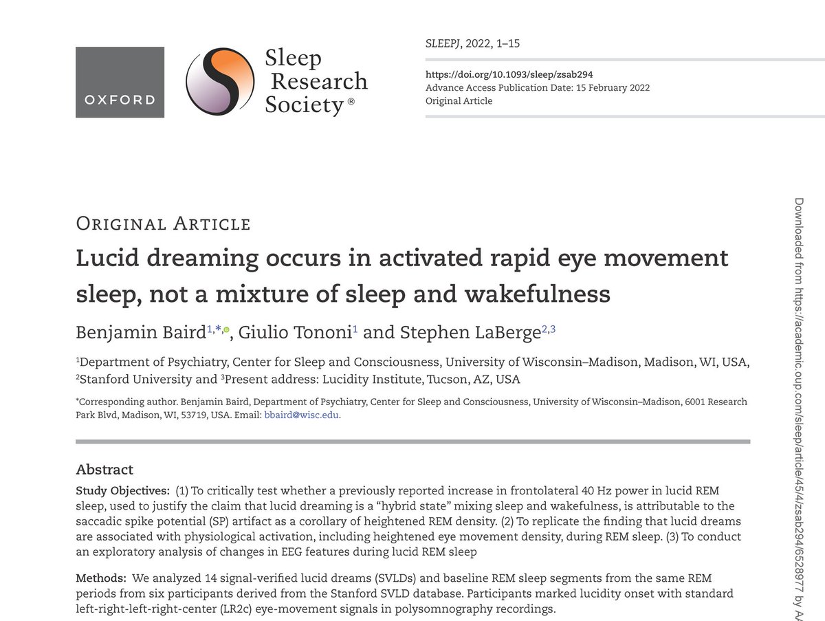 Sleep Research Society tweet media
