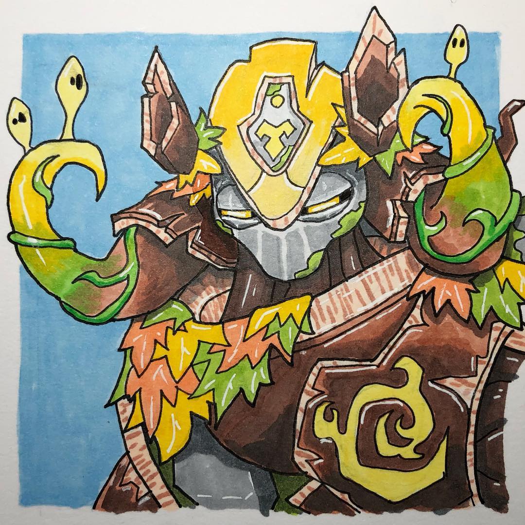 jpsully_art's tweet photo. "For your safety, please move behind the barrier."  #Orisa #Overwatch #copicmarkers #illustration #illustrate https://t.co/oaHHSQ9ZaE