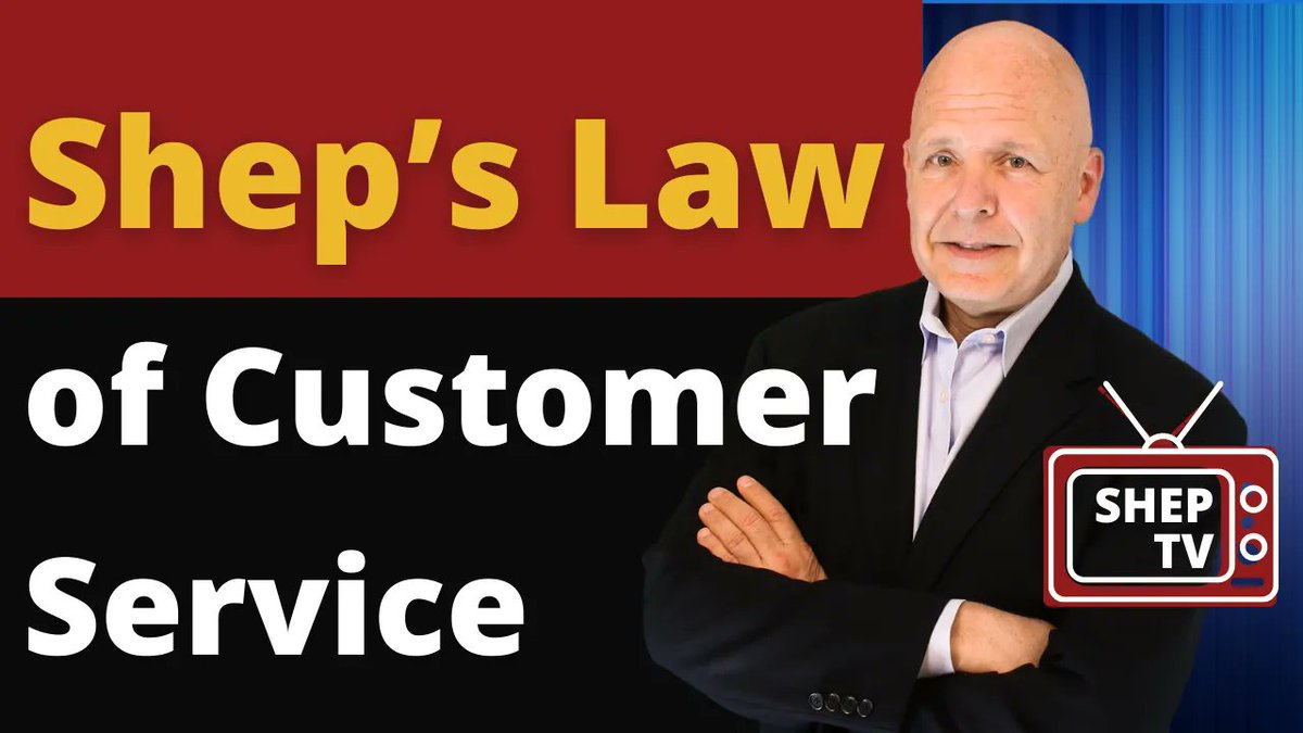 A mistake or complaint handled well actually reinforces that the customer made the right choice to do business with that company – sometimes even more than if the mistake had never happened at all.  

youtu.be/t11_aR4YfMo #customerservice #customerexperience #CX