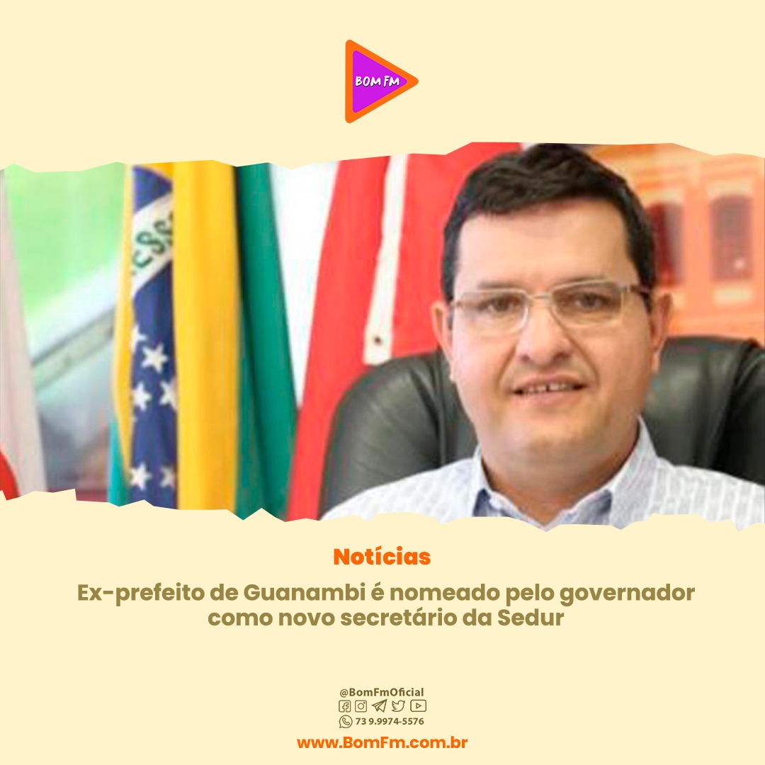 BomfmO's tweet photo. Ex-prefeito de Guanambi é nomeado pelo governador como novo secretário da Sedur

Matéria completa no 👉🏻 (https://t.co/qZG6GYzXHQ).

#Notícias #Guambi #Nomeação #ExPrefeito #Sedur https://t.co/RweFgjaCq9
