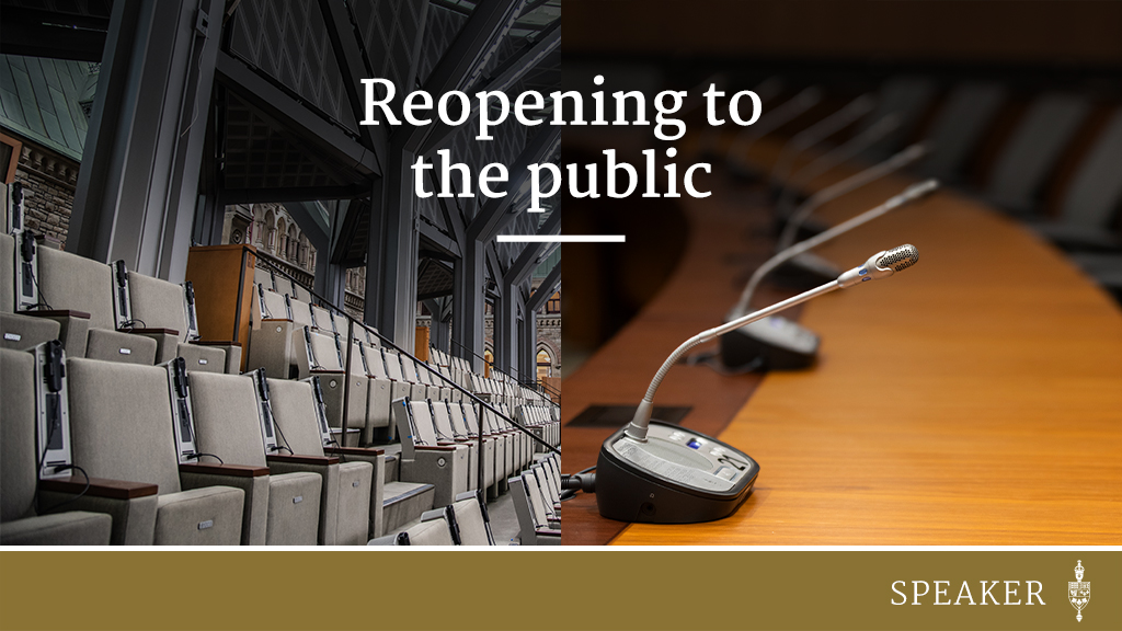 Speaker Of The HoC On Twitter Next Week The HoC Will Reopen Its 