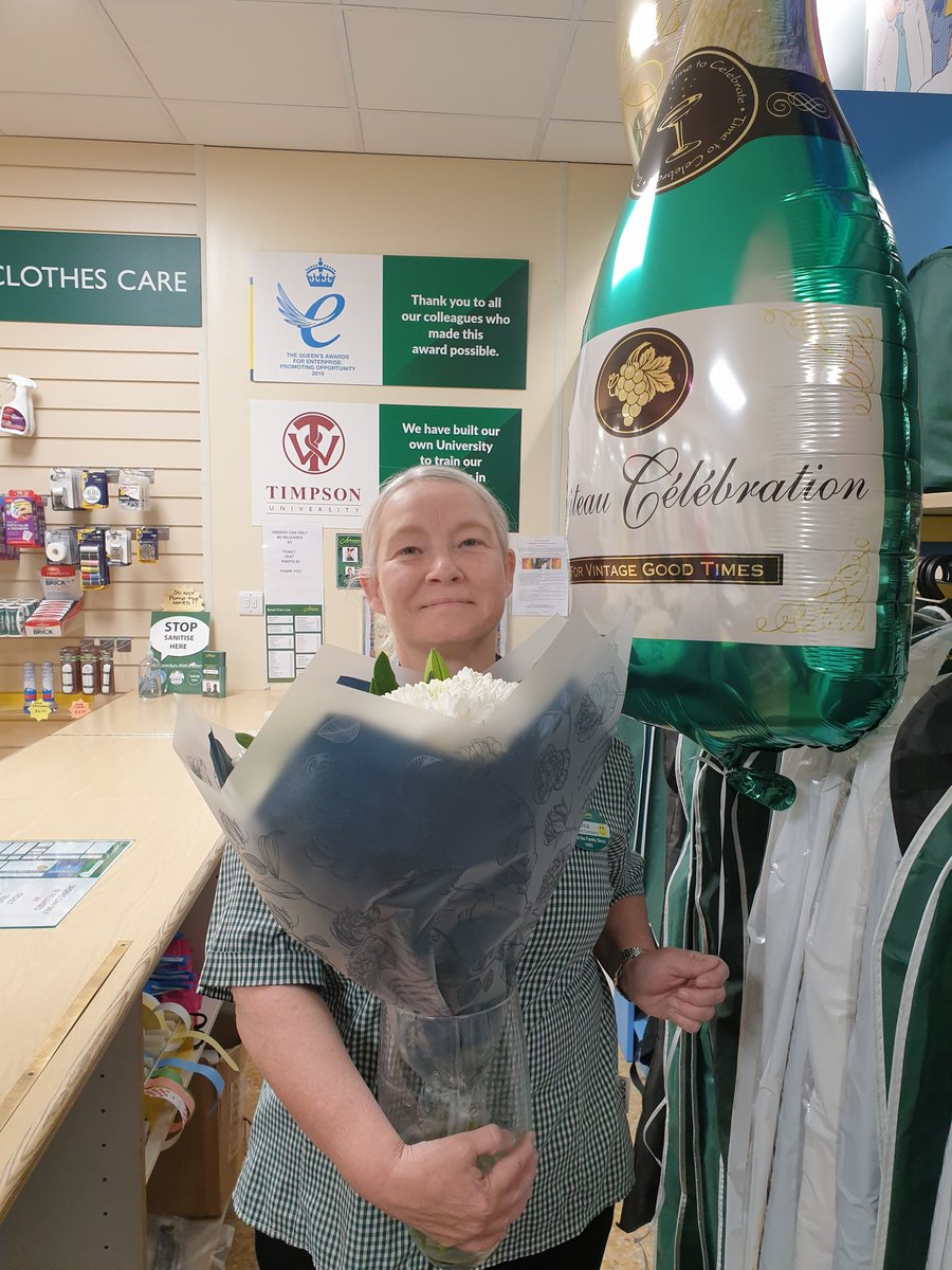 Was lovely having Lisa working in branch today to celebrate her 30 years service, we have worked together all these years #goodfriends <a href="/JamesTCobbler/">James Timpson</a> <a href="/MOJODryCleaners/">MOJO</a> <a href="/TimpsonNews/">Timpson Group News</a> <a href="/BNatzyl/">Becky Natzyl</a>