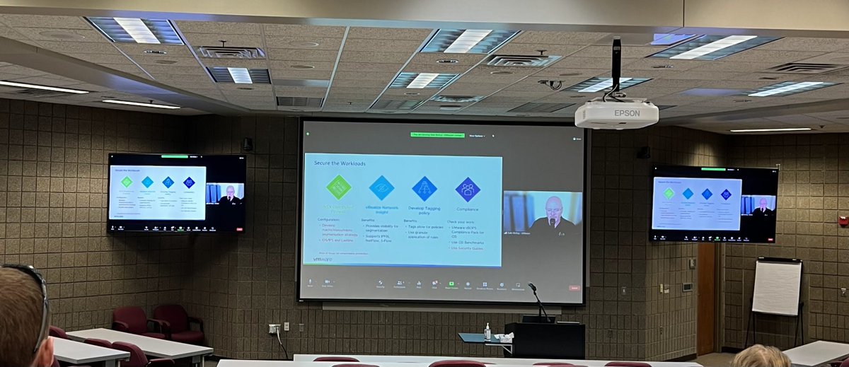 SDVMUG's tweet image. We have @DaleMAtDell covering the VMware security architecture #sdvmug