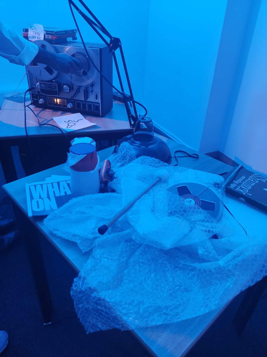 CovHeather's tweet image. Hi #CovHour! Just popped along to @BladderString's Echoes of Invention after work today. It's on from 2-6pm every day from now till Monday, in the empty shop unit at the bottom of Hertford Street. Free &amp;amp; drop in, so do along and have a play!