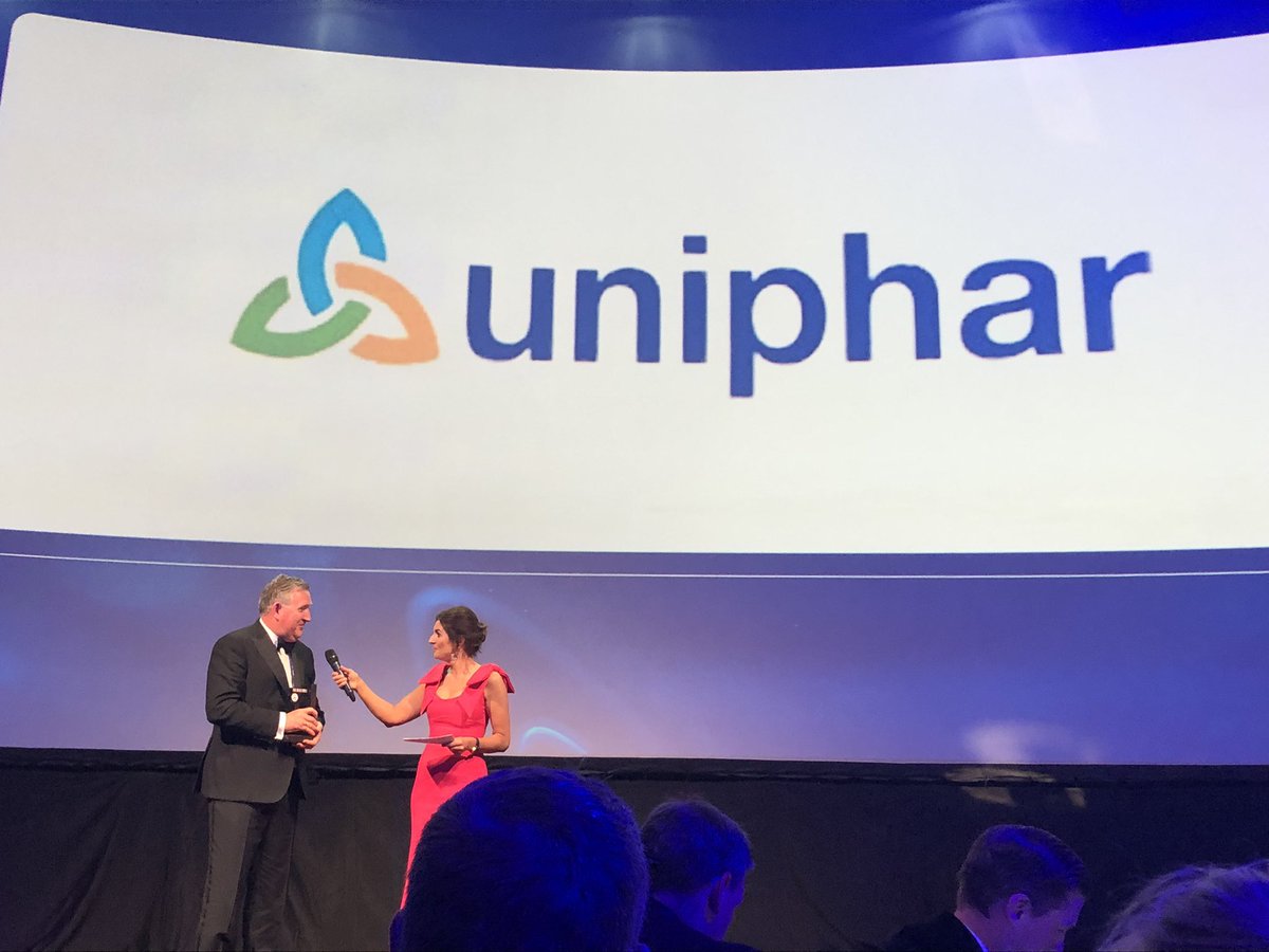 Congratulations to Uniphar for winning Company of the Year at The Irish Times Business Awards, supported by Bank of Ireland. #ITBusinessawards