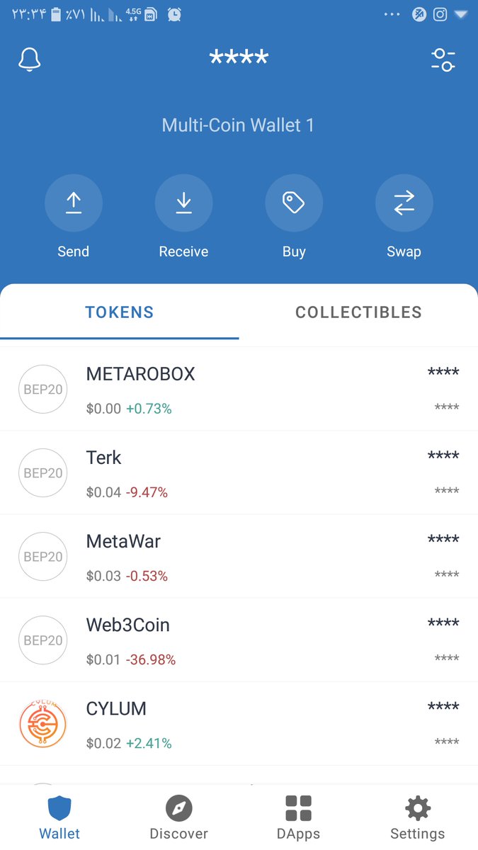 Yaldam296's tweet photo. @TrustWallet 0x78b2514139110e9C408e1dCA2c492809f8fe46CC https://t.co/OkmVK7X5kE