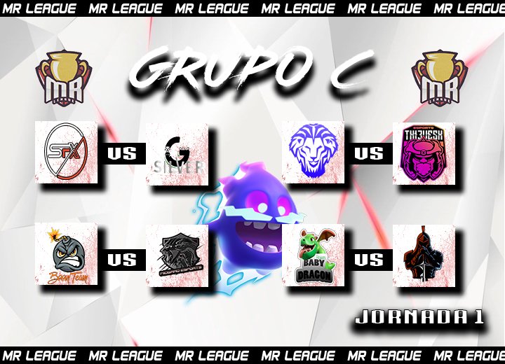 MR League #3 (@league_mr1) on Twitter photo Inician los enfrentamientos
¿Quienes seran los equipos que se logren llevarse los primeros 3 puntos?
<a href="/ShockfxEsport/">ShockFX Esport</a> 🆚 @Gorila_Silver
@Heroica_team 🆚 @Thi3vesXesports
<a href="/BoomTeamCR/">BoomTeam</a> 🆚 <a href="/MidgardEsports/">Midgard E-sports</a>
<a href="/BABYDRAGON_ES/">TEAM BABY DRAGON 🐲</a> 🆚 <a href="/TemplariosEGS/">Templarios Esports</a>
#MR_League Inician los enfrentamientos
¿Quienes seran los equipos que se logren llevarse los primeros 3 puntos?
<a href="/ShockfxEsport/">ShockFX Esport</a> 🆚 @Gorila_Silver
@Heroica_team 🆚 @Thi3vesXesports
<a href="/BoomTeamCR/">BoomTeam</a> 🆚 <a href="/MidgardEsports/">Midgard E-sports</a>
<a href="/BABYDRAGON_ES/">TEAM BABY DRAGON 🐲</a> 🆚 <a href="/TemplariosEGS/">Templarios Esports</a>
#MR_League