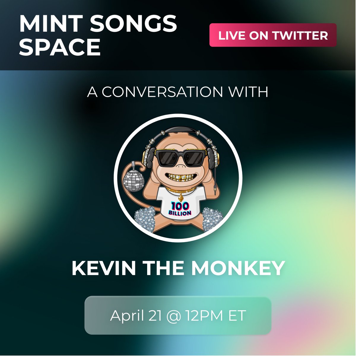 Tap into our Q&amp;A with <a href="/KevinTheMonkey/">Kevin The Monkey</a> to celebrate the inaugural mint of their PFP collection 🔥🐵🎵 Going live at noon ET x.com/i/spaces/1lPJq…