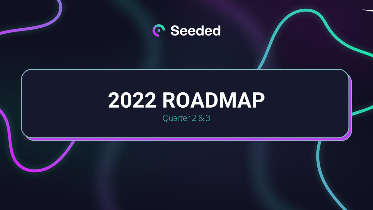 seedednetwork's tweet photo. Evolving to provide value!
In the new quarter and the next, #SeededNetwork is excited for what is to come. We have lined up exciting activities with a unique focus of creating utility and value for our community.
More about the 2022 Q2 and Q3 roadmap: https://t.co/fagKf9T9w8 https://t.co/0WcVsqx8KU