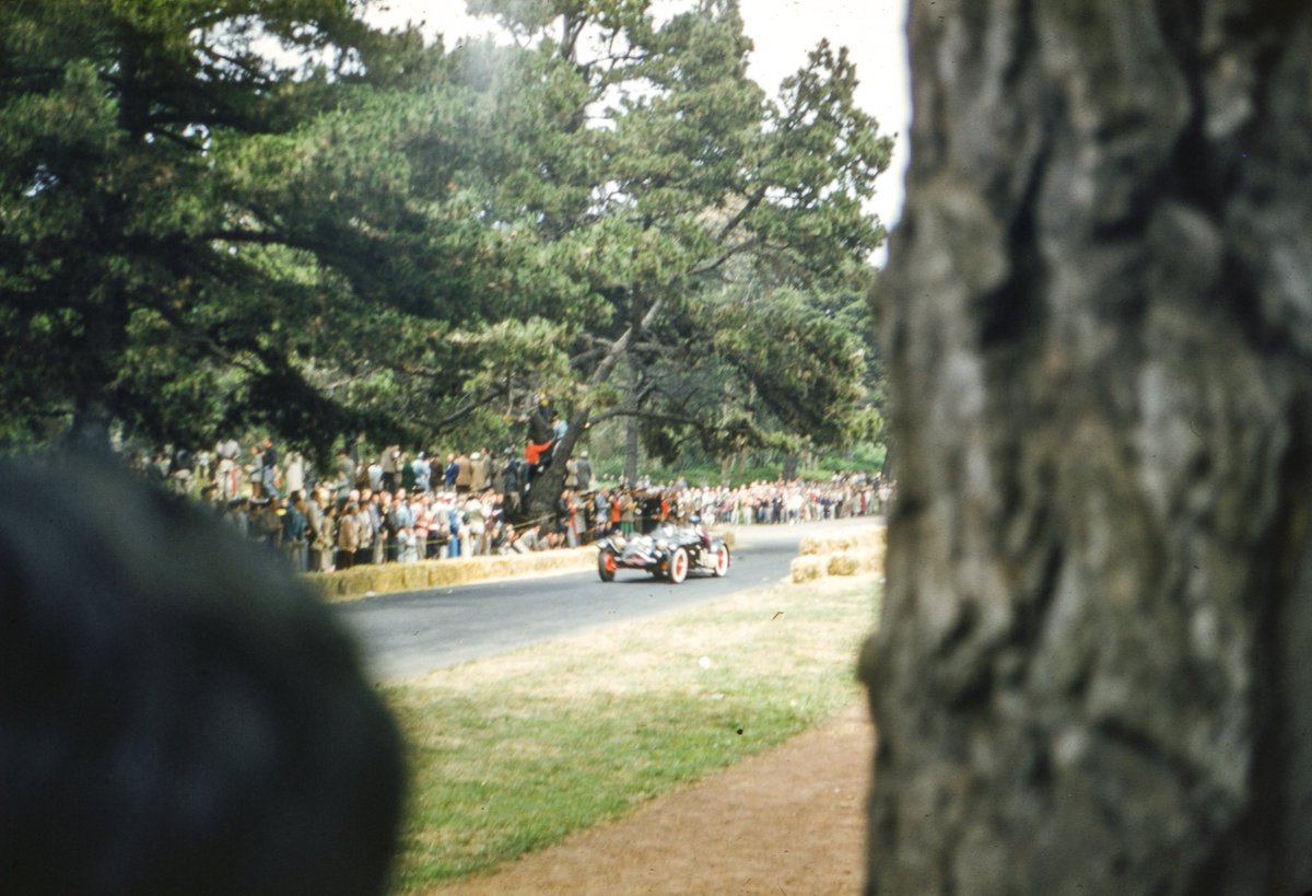 thomashawk's tweet photo. Found some old color slides from 1952 that I think are of the Guardsmen Golden Gate Road Race held in Golden Gate Park back then. #sf #sanfrancisco #foundphoto #vernacularphotography #goldengatepark #guardsmen https://t.co/e5MCmzbYNH https://t.co/9swGQuZCFj