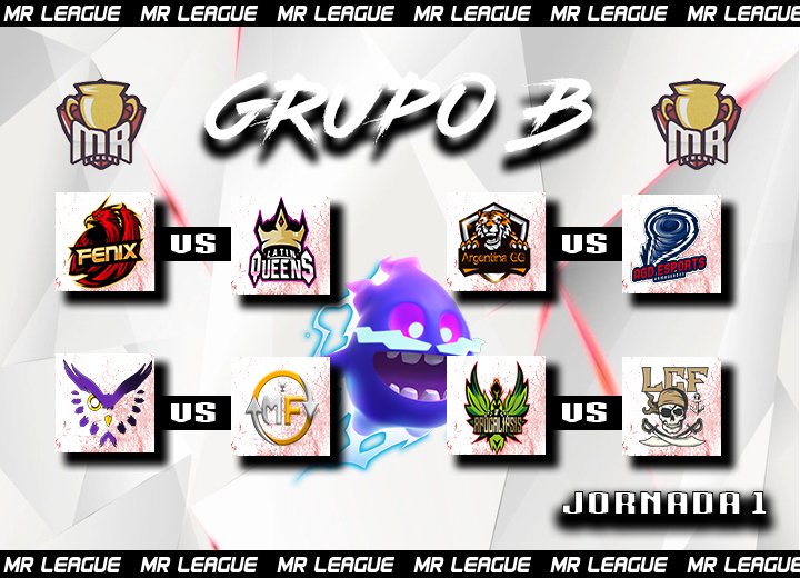 MR League #3 (@league_mr1) on Twitter photo Inician los enfrentamientos
¿Quienes seran los equipos que se logre llevarse los primeros 3 puntos?
<a href="/Fenix_eSports1/">Fenix eSports</a> 🆚 @LatinQueensCR
<a href="/ARGENTINACR4/">ARGENTINA GG</a> 🆚 <a href="/AGD_eSports/">𝘈𝘎𝘋 𝘦𝘚𝘱𝘰𝘳𝘵𝘴 🌪️</a>
<a href="/TheSleepers4CR/">The Sleepers</a> 🆚 <a href="/MF_eSportsCR/">MF eSports</a>
<a href="/SF_APOCALIPSIS/">Sf.apocalipsis.sports</a> 🆚 <a href="/LcfGaming_CR/">LCF GAMING</a>
#MR_League Inician los enfrentamientos
¿Quienes seran los equipos que se logre llevarse los primeros 3 puntos?
<a href="/Fenix_eSports1/">Fenix eSports</a> 🆚 @LatinQueensCR
<a href="/ARGENTINACR4/">ARGENTINA GG</a> 🆚 <a href="/AGD_eSports/">𝘈𝘎𝘋 𝘦𝘚𝘱𝘰𝘳𝘵𝘴 🌪️</a>
<a href="/TheSleepers4CR/">The Sleepers</a> 🆚 <a href="/MF_eSportsCR/">MF eSports</a>
<a href="/SF_APOCALIPSIS/">Sf.apocalipsis.sports</a> 🆚 <a href="/LcfGaming_CR/">LCF GAMING</a>
#MR_League