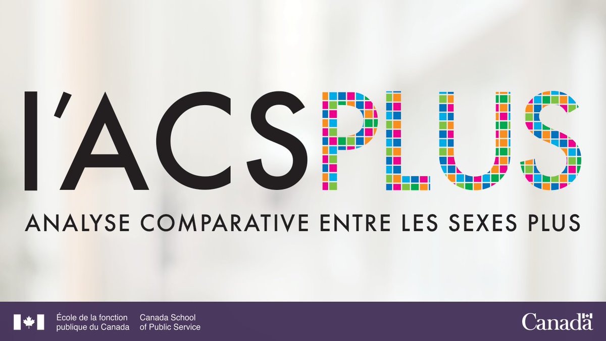 Ecole_GC's tweet photo. La Semaine de sensibilisation à l’analyse comparative entre les sexes plus donne l’occasion aux fonctionnaires d’en apprendre davantage sur l’ACS Plus. 
Restez à l’affût pour ne pas manquer les événements à venir! 👇 https://t.co/xBoSD5BODW