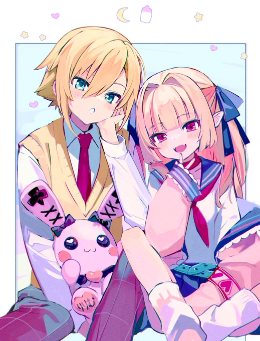 🌙🍼 #絵画コウ #りりむとおえかき 