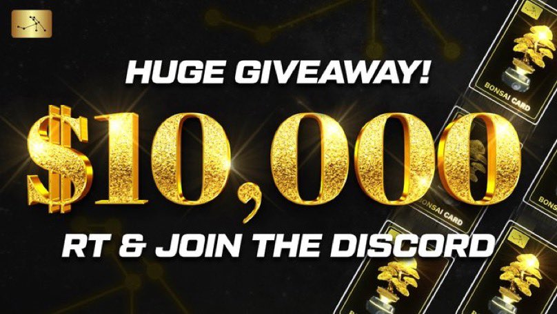 andrewtalksdefi's tweet photo. 🚨🚨 GIVEAWAY 🚨🚨
We're giving away $10,000 TODAY to one of our new discord members. 

To Win:

- RT &amp; Like
- Join discord: https://t.co/wvHF6kiF5B
- Reply 👇 #AndromedaBusinessClub  

💥TODAY 8 PM EST💥

#HoldToEarn #NFTCommunity #Giveaways #NFTGiveaways https://t.co/Oc1xCNNBoC