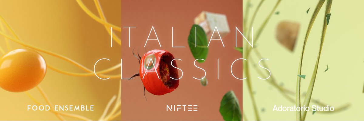 "ITALIAN CLASSICS COLLECTION" - The individual dishes 🍝 - mailchi.mp/1c2a6d23de17/n… #italianclassicsnft #italianfood