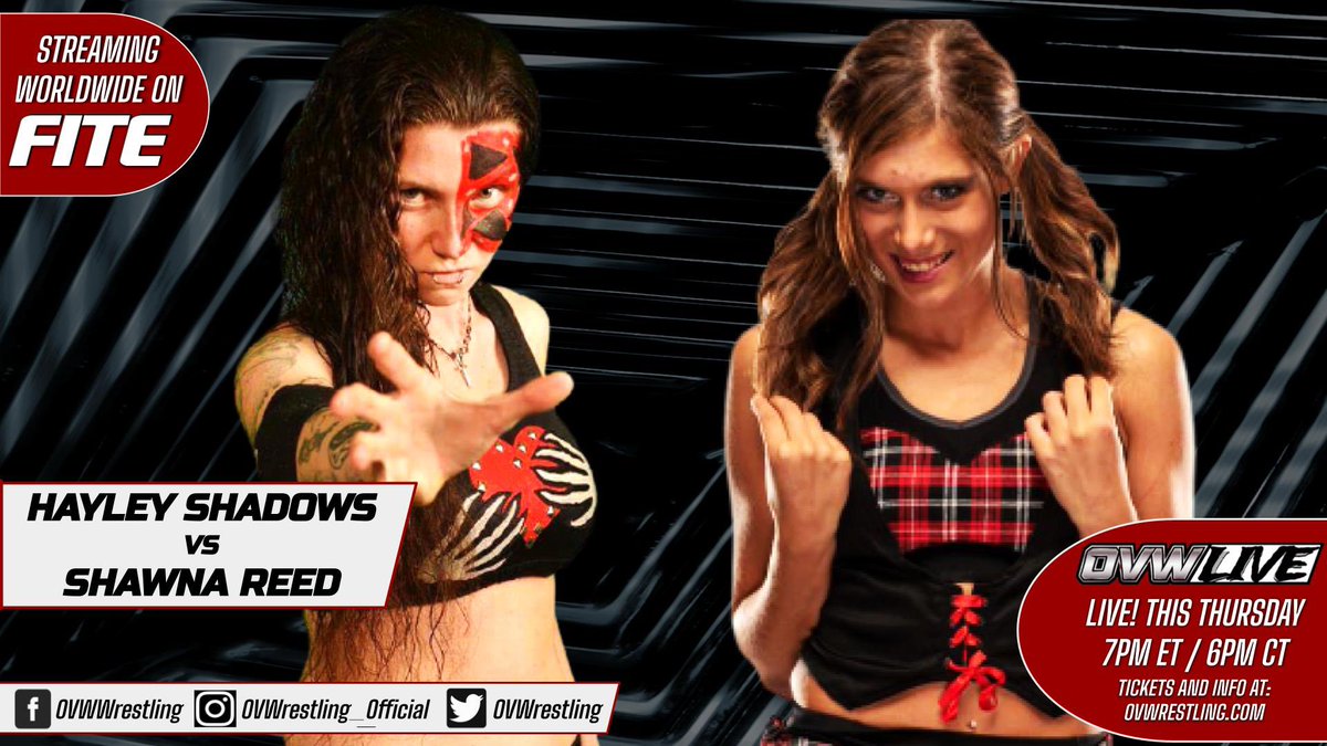 ShawnaReed93's tweet photo. Tonight big sister, let’s show the world what it truly means to let monsters play 
@Hayley_Shadows 
#daughterof1000maniacs #shawna8belts #rwawomenschamp #RWA #doatm #HawkArmy #HisLegacy #OVW #DaughtersOfDarkness #HayleyShadows https://t.co/QEj1JKfBMT