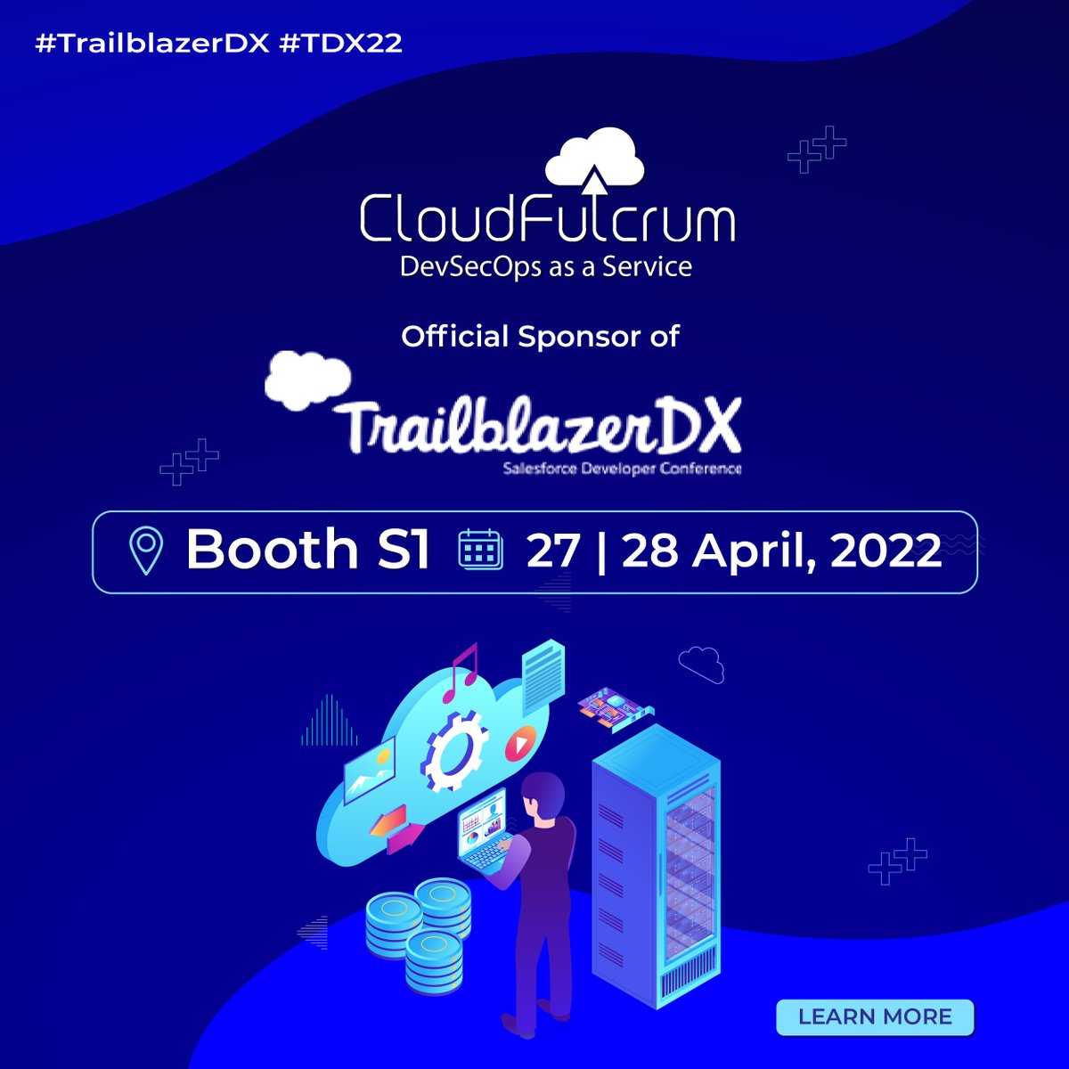 CloudFulcrum is now a proud sponsor of the TrailblazerDX 2022 event. 

Register today at
salesforce.com/trailblazerdx/…
