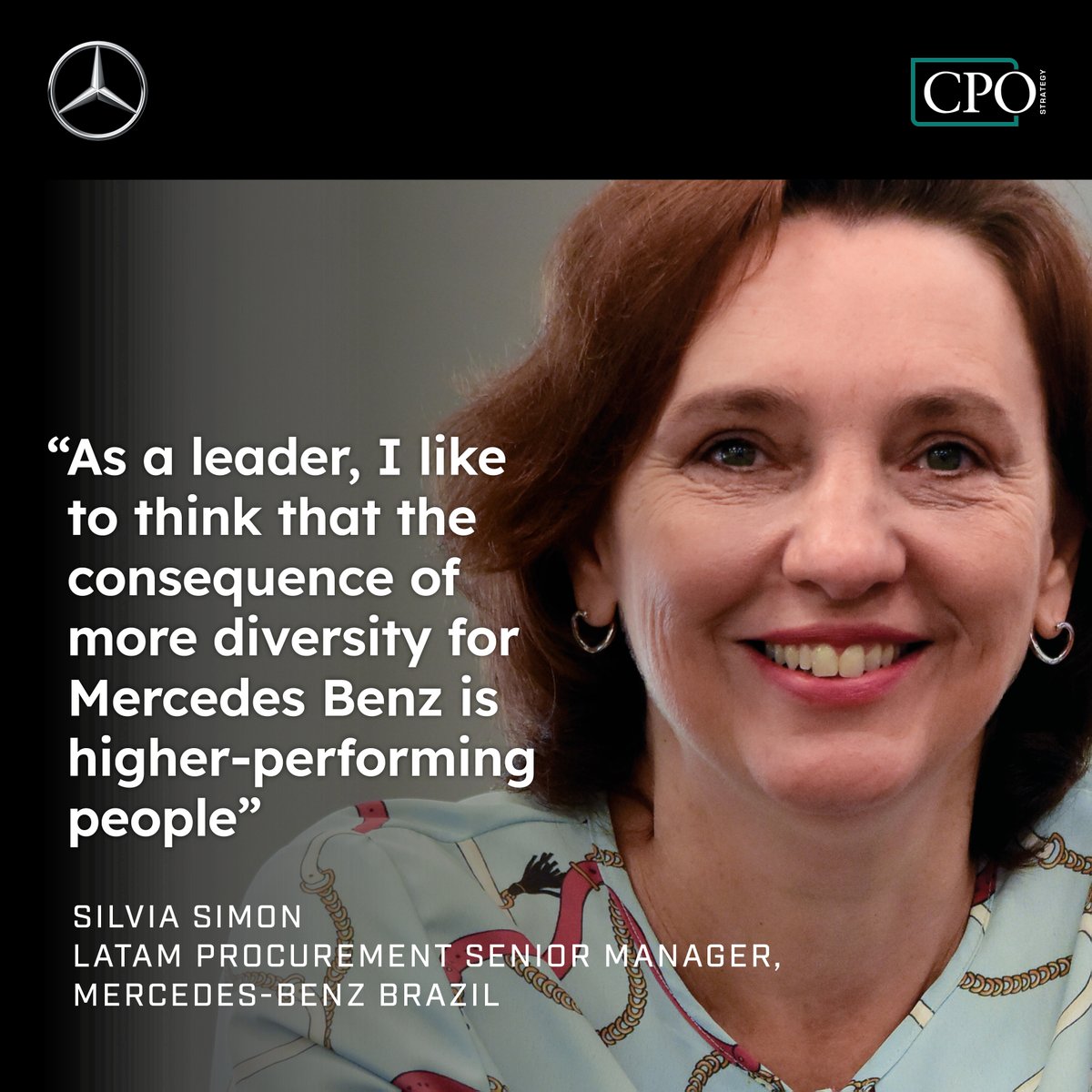 CPOstrategy's tweet photo. Silvia Simon, LATAM Procurement Senior Manager, @MercedesBenz Brazil explains why #diversity in the workplace is louder convo than ever.
🤝 #Unipac