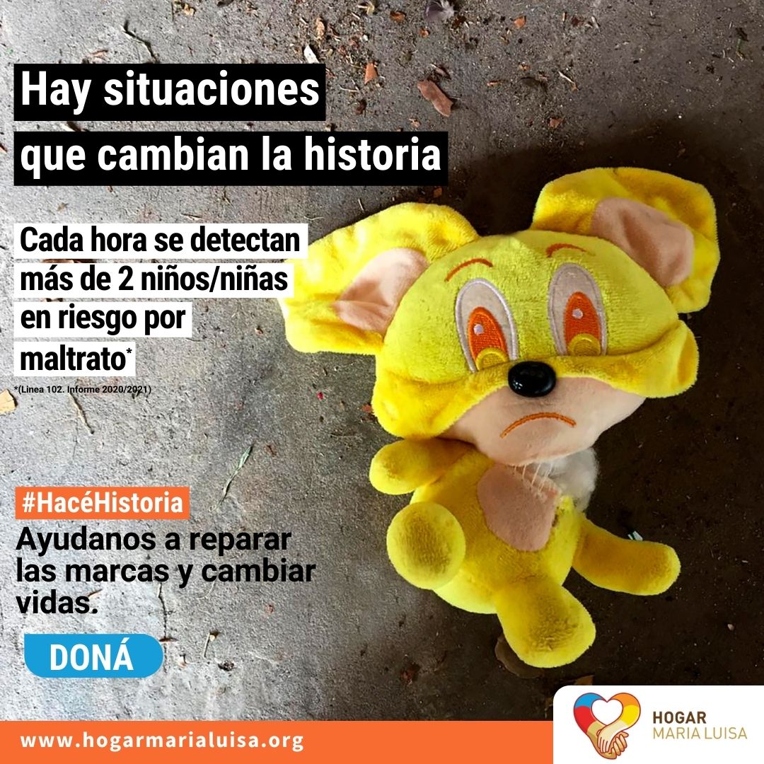 HogarMariaLuisa's tweet photo. Erradicar el maltrato y todo tipo de violencias contra l@s chic@s es responsabilidad de todos.
Desde el Hogar María Luisa nos comprometemos día a día con las infancias🏡
En el marco de La Lucha contra el Maltrato Infantil, 
#HacéHistoria
Sumate 🌱
https://t.co/xf1jNI1Kzk https://t.co/hnsfmBoy2d