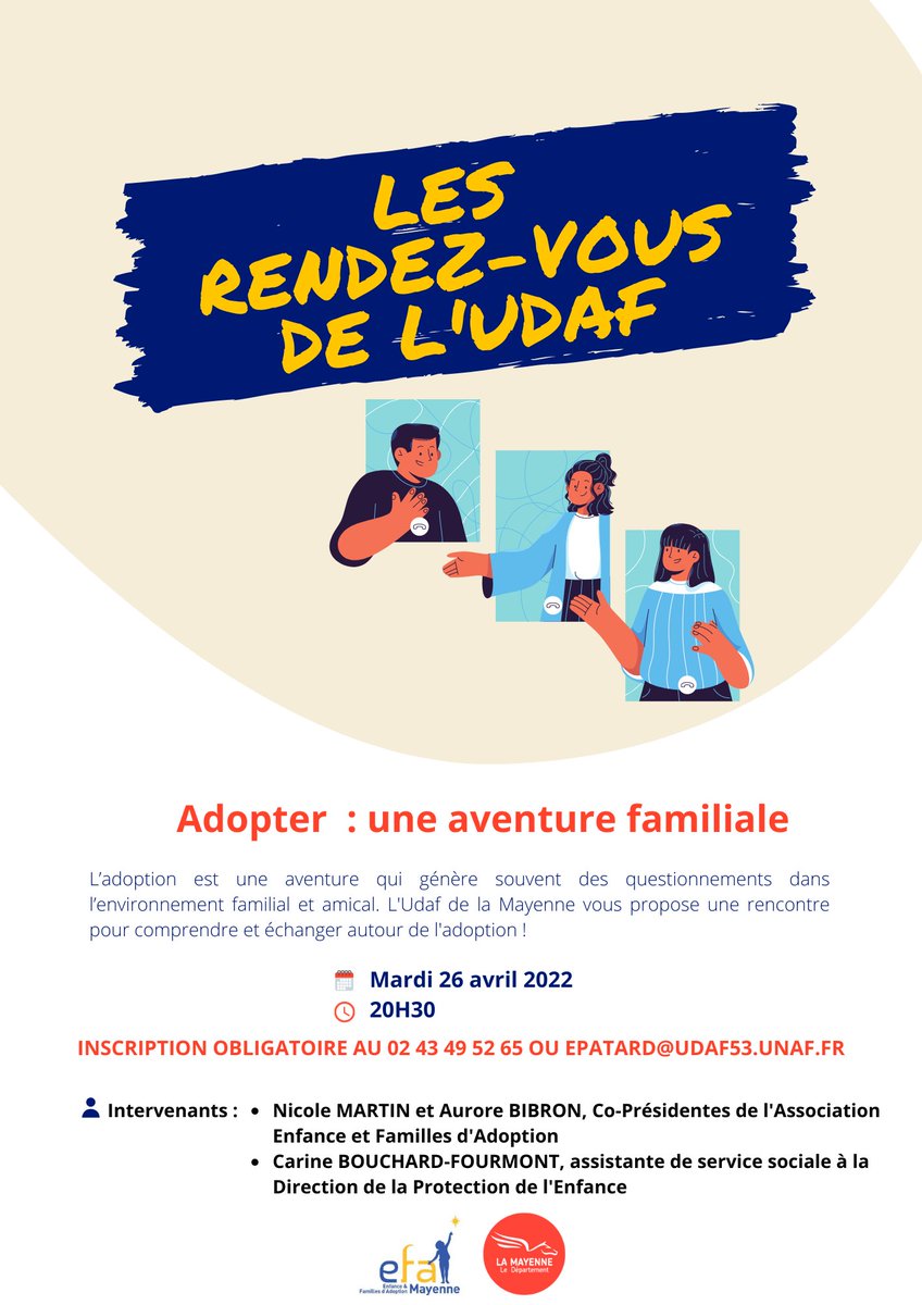 En visio ou en présentiel, n'oubliez pas de vous inscrire !