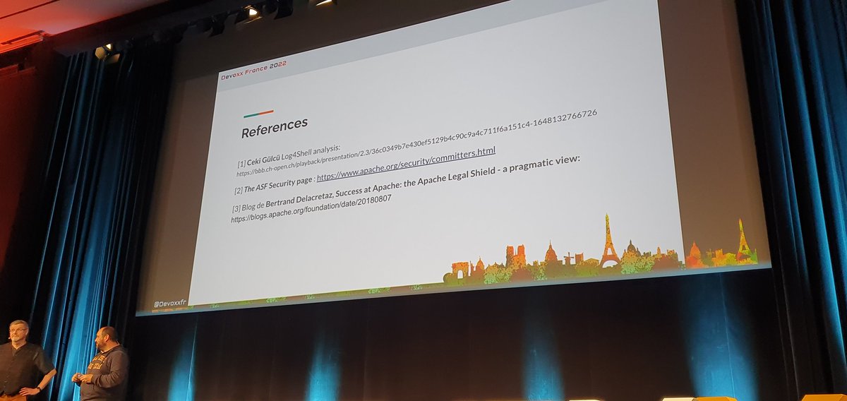 Interesting #DevoxxFR talk on Log4Shell by #Apache volunteers 👍
