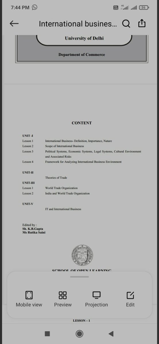 Jhapriya33's tweet photo. Sir as we can see in the images attached
4th unit is missing from both the subject compensation management and international business
And study material of GST is not available online
@dpradhanbjp
@PMOIndia
@UnivofDelhi
@SOL_UnivofDelhi
#PradhanJiHelpDUStudentsWithOBE https://t.co/kR9LOMwqEp