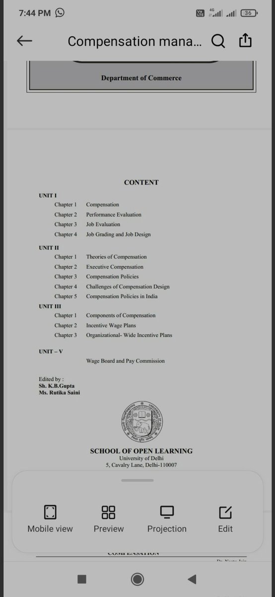 Jhapriya33's tweet photo. Sir as we can see in the images attached
4th unit is missing from both the subject compensation management and international business
And study material of GST is not available online
@dpradhanbjp
@PMOIndia
@UnivofDelhi
@SOL_UnivofDelhi
#PradhanJiHelpDUStudentsWithOBE https://t.co/kR9LOMwqEp
