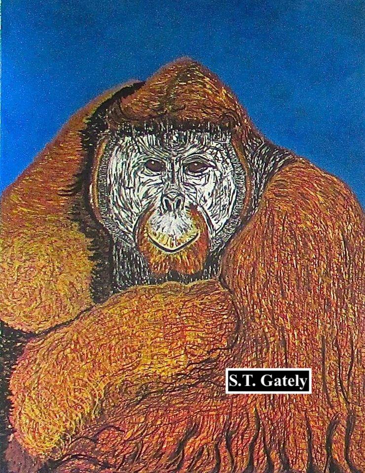 The Orangutan
30x40
Mixed Media on Canvas
2017
Sold
#endangered #orangutan #animalworship #sacred #holy #animalspirit #empathy #mixedmediartist  #mixedmediaartwork #paintmarker #paintmarkerart #paintmarkerartist  #animalportrait #venerate #animalportraitartist #artdailycollective