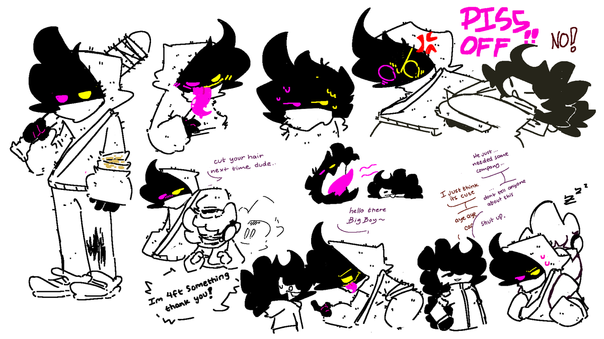 epikiseating's tweet photo. One of the few doodles i havent shown on here because reasons,

Dont k if i have told his name yet, but just in case, 
his name is Kore https://t.co/xgcwlysJnN