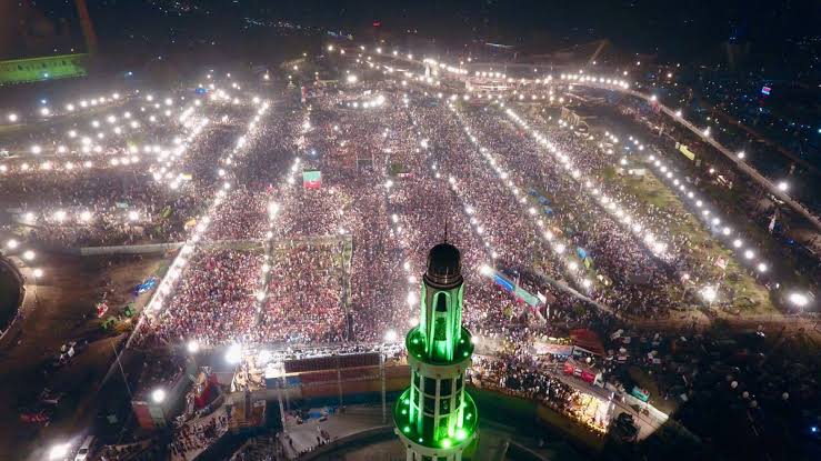 PTI lahore jalsa minar e pakistan imran khan