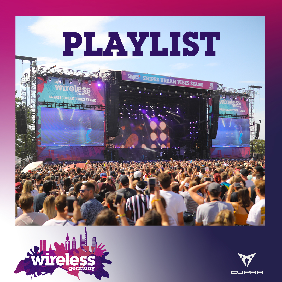 WirelessGermany's tweet photo. Welcher Track der #WirelessGermany2022 Artists darf in unserer offiziellen Playlist nicht fehlen? GO 👇🏼
 
#festival #hiphop #rap #rnb #pop #frankfurt #TylerTheCreator #Apache207 #MeganTheeStallion #LilUziVert #RitaOra #RIN #AnneMarie #BabyKeem #TrippieRedd #PoloG #Loredana #CKay https://t.co/tm3zFfUUvi